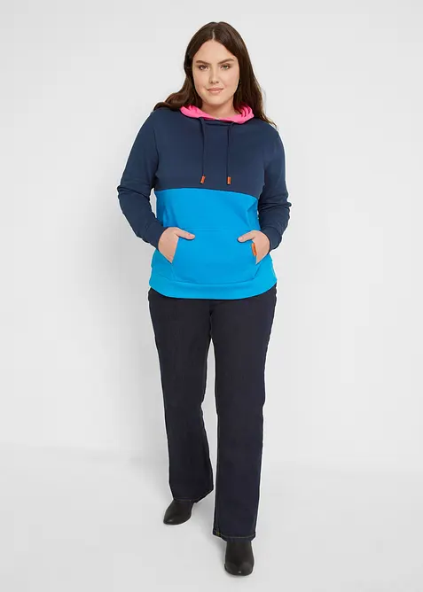 Jean bootcut taille haute, extensible, bonprix