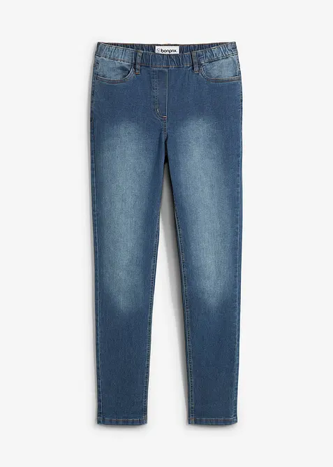 Jegging &agrave; taille mi-haute et &eacute;lastiqu&eacute;e, bonprix