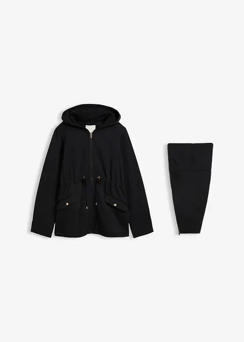 Veste zipp&eacute;e 2en1 pour la grossesse avec empi&egrave;cement de portage, bonprix