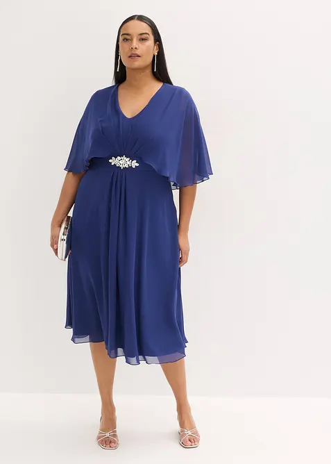 Robe en mousseline avec strass, bonprix