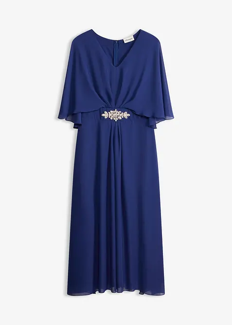 Robe en mousseline avec strass, bonprix