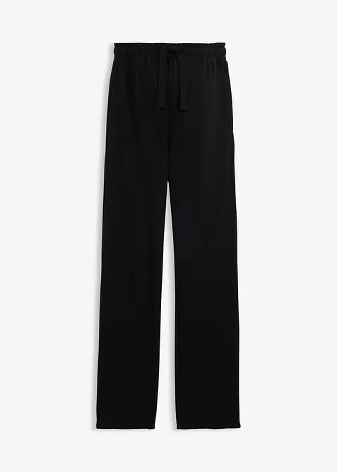 Pantalon sweat de grossesse, largeur r&eacute;glable, 100% coton, bonprix