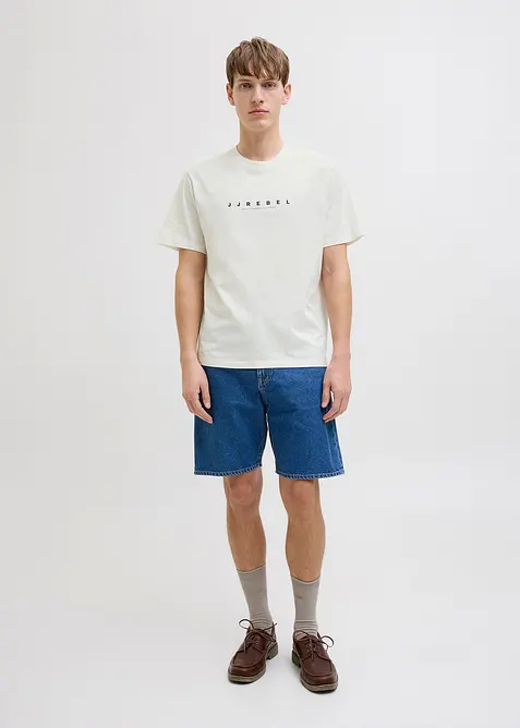 T-shirt JJ REBEL loose, 100% coton, JJ REBEL