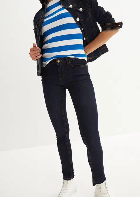 Jean skinny taille mi-haute, extensible, bonprix