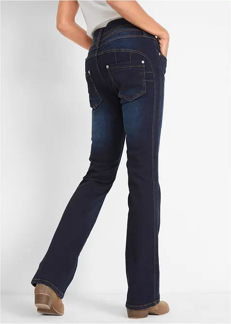 Jean bootcut taille haute, sculptant, bonprix