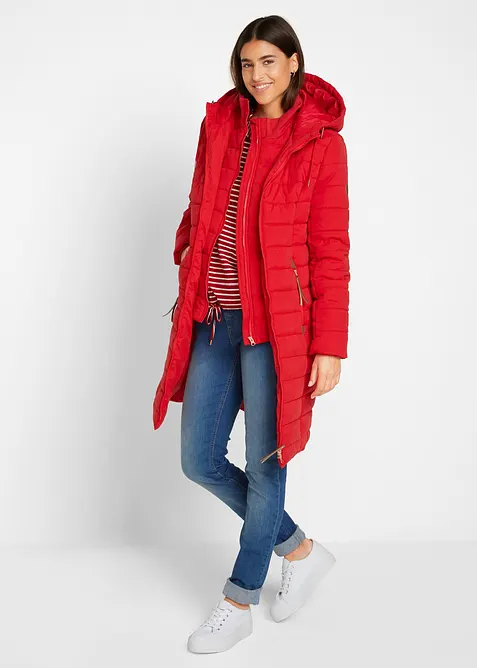 Doudoune longue, style 2 en 1, bonprix