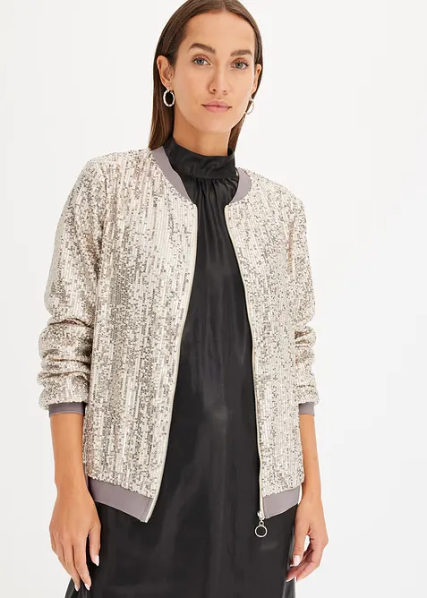 Blouson &agrave; sequins, bonprix
