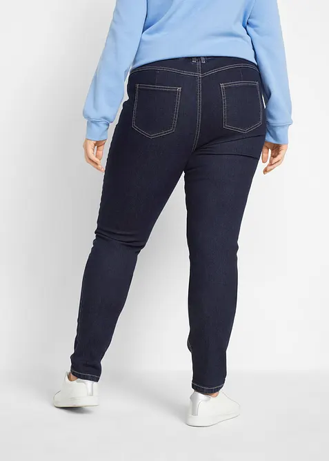 Jegging extensible, taille haute et &eacute;lastiqu&eacute;e, bonprix