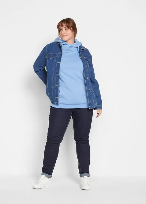 Jegging extensible, taille haute et &eacute;lastiqu&eacute;e, bonprix