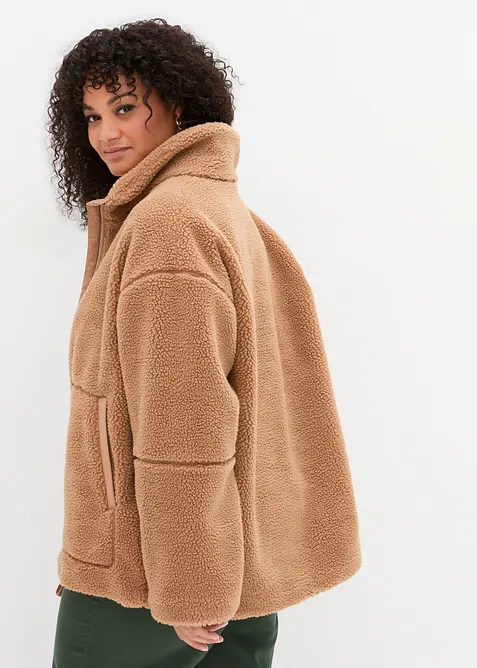 Veste en sherpa doubl&eacute;e, bonprix