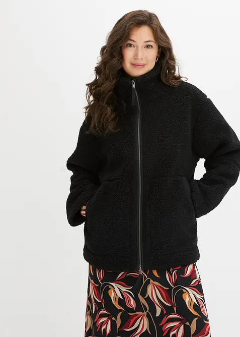 Veste en sherpa doubl&eacute;e, bonprix
