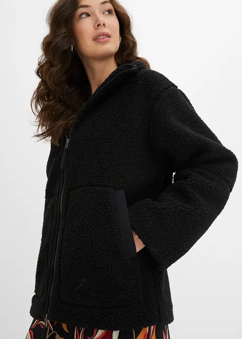 Veste en sherpa doubl&eacute;e, bonprix