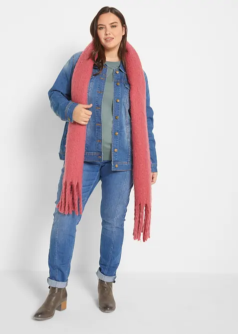 Veste en jean extensible, basique, bonprix