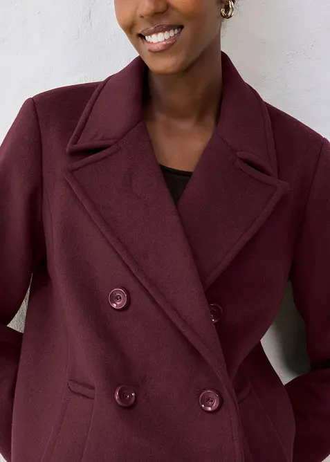 Caban en laine, bonprix