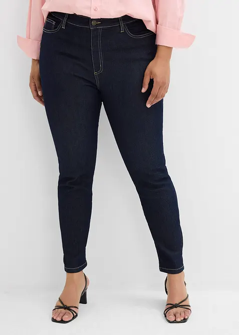 Jean skinny taille mi-haute, extensible, bonprix