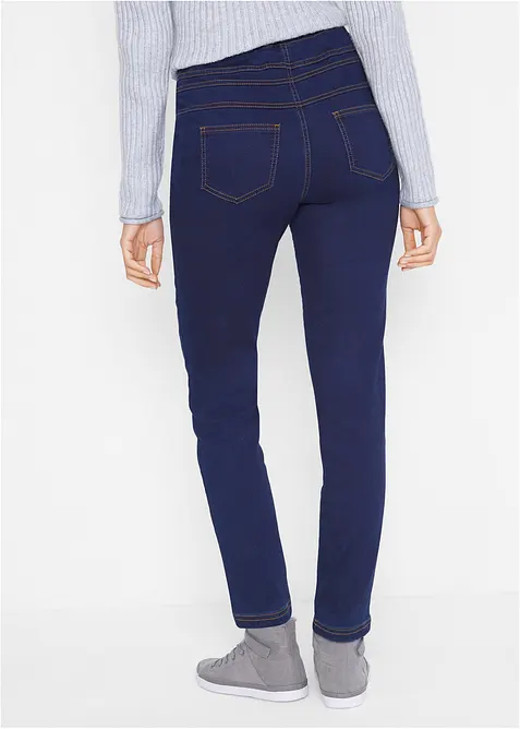 Jegging taille haute en mati&egrave;re thermique l&eacute;g&egrave;rement &eacute;lastique, taille confortable, bonprix