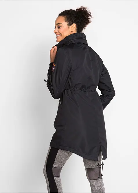 Parka de mi-saison imperm&eacute;able &agrave; capuche, style 2-en-1, bonprix