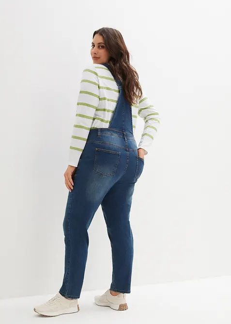 Salopette en jean boyfriend, bonprix