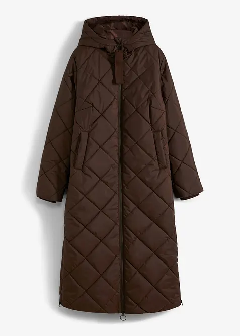 Manteau matelass&eacute; et rembourr&eacute; &agrave; capuche, bonprix
