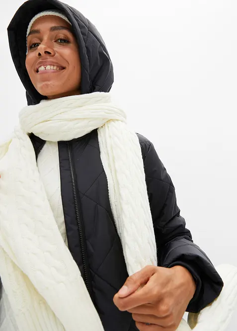 Manteau matelass&eacute; et rembourr&eacute; &agrave; capuche, bonprix