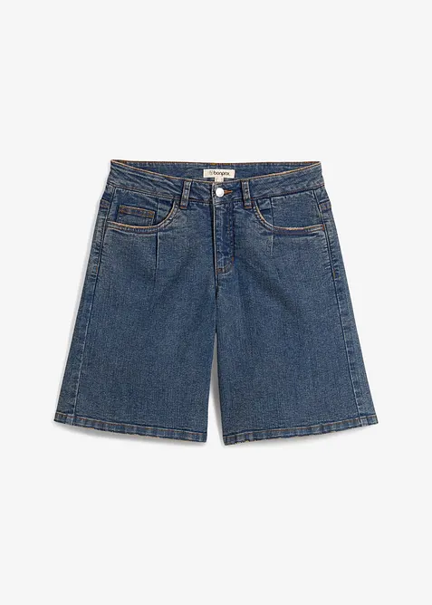 Bermuda en jean, taille mi-haute, bonprix