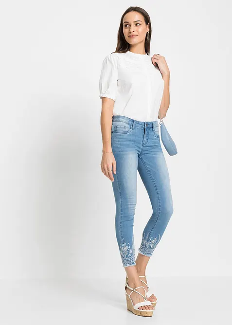 Jean skinny, taille mi-haute, bonprix