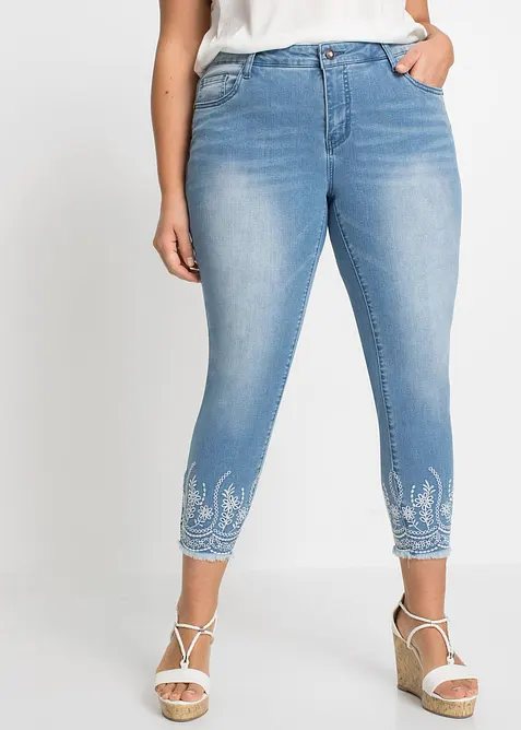 Jean skinny, taille mi-haute, bonprix