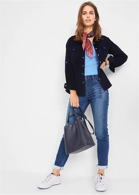 Jean thermo avec int&eacute;rieur douillet, Boyfriend, bonprix