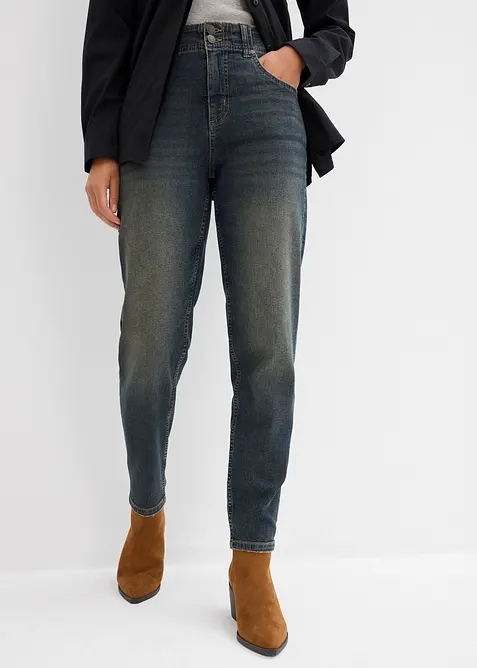 Jean mom taille haute, bonprix