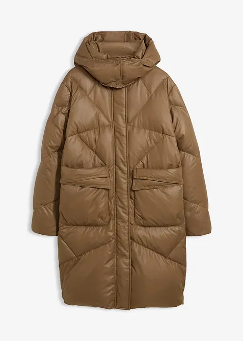 Doudoune longue d&eacute;perlante, bonprix