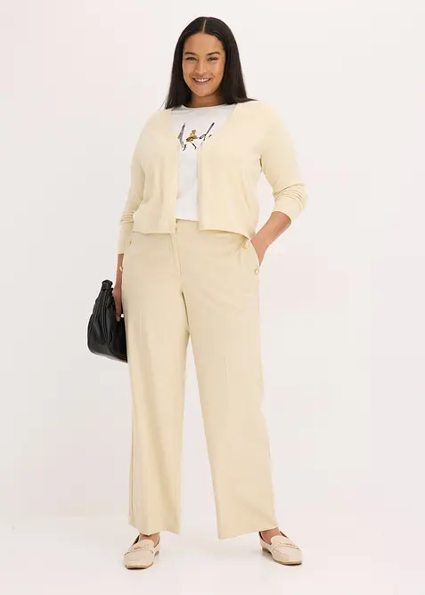 Gilet simple en fine maille, bonprix