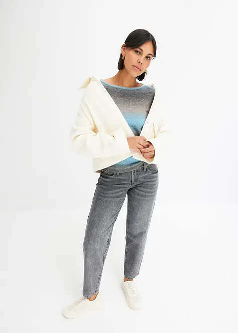 Pull &agrave; d&eacute;grad&eacute; de couleurs, bonprix