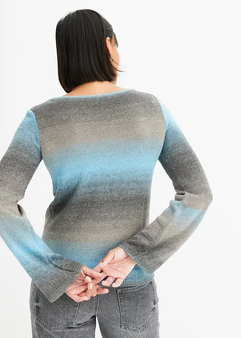 Pull &agrave; d&eacute;grad&eacute; de couleurs, bonprix