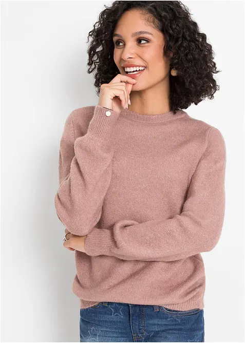 Pull &agrave; manches ballon, bonprix