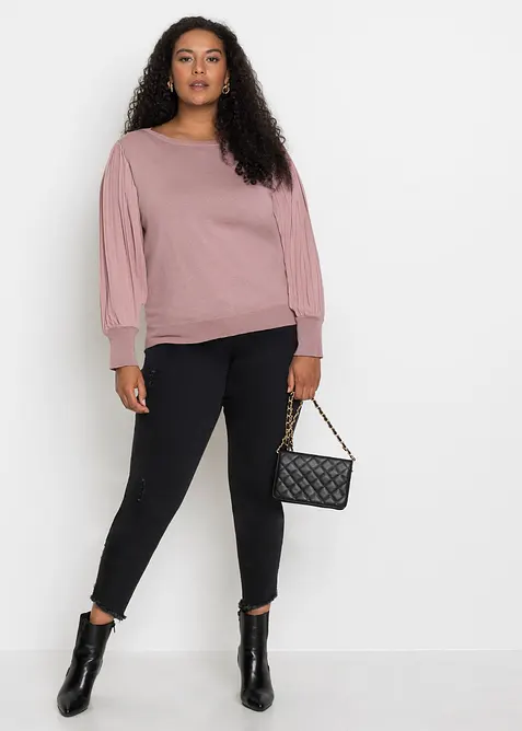 Pull doux en fine maille, viscose majoritaire, bonprix