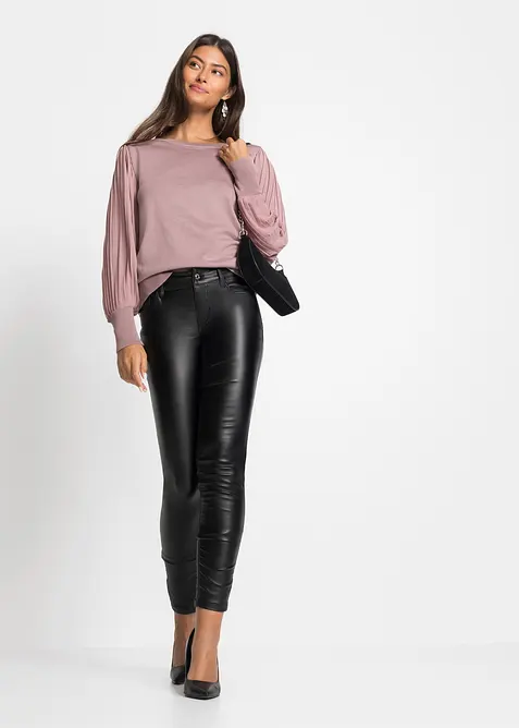 Pull doux en fine maille, viscose majoritaire, bonprix