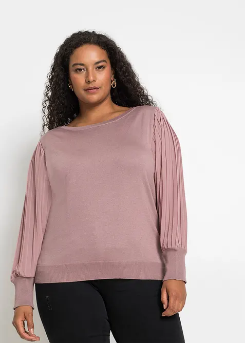 Pull doux en fine maille, viscose majoritaire, bonprix