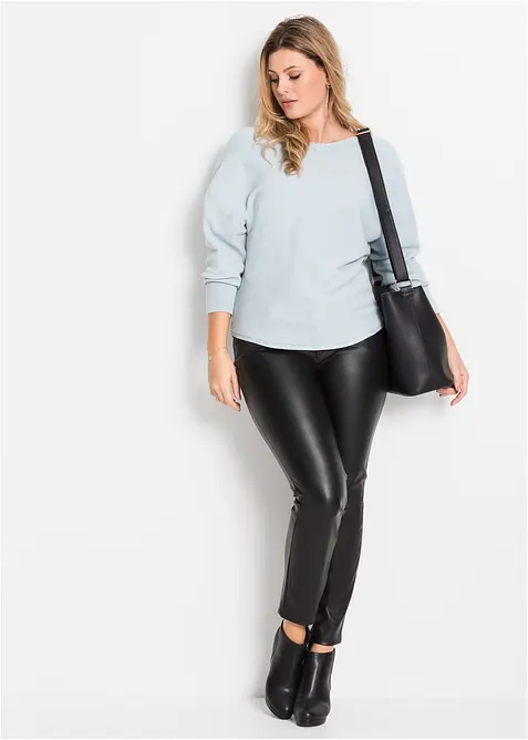 Pull oversize c&ocirc;tel&eacute;, bonprix