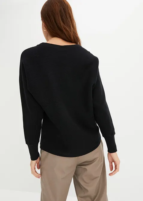 Pull oversize c&ocirc;tel&eacute;, bonprix