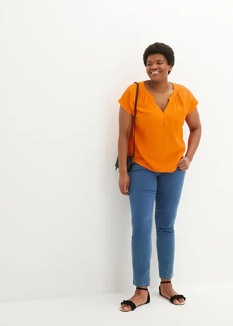 Blouse en gaze 100% coton, bonprix