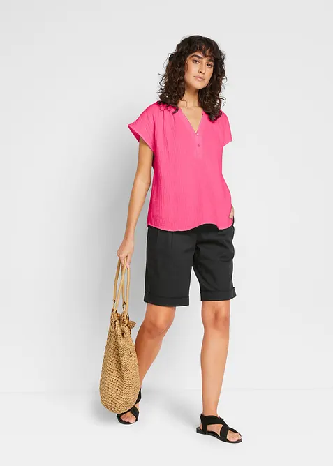 Blouse en gaze 100% coton, bonprix