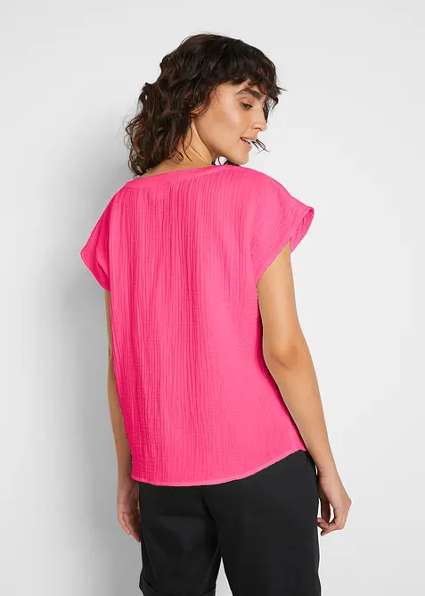 Blouse en gaze 100% coton, bonprix