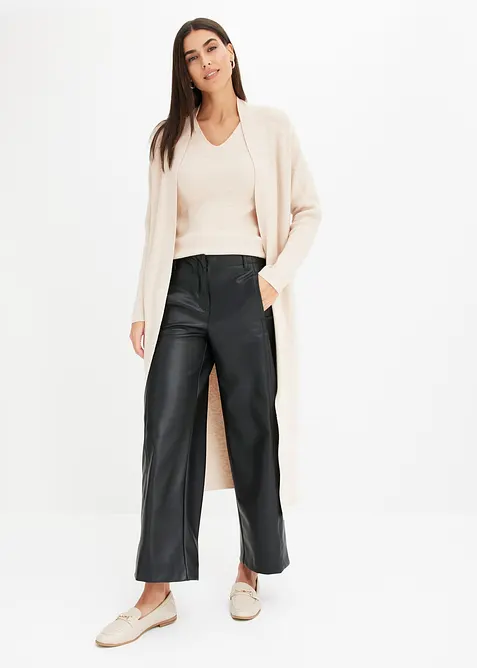 Pull manches courtes c&ocirc;tel&eacute;, bonprix