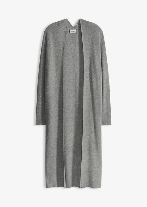 Gilet long en maille, bonprix