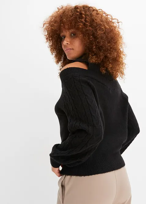 Pull &eacute;paules d&eacute;nud&eacute;es, bonprix