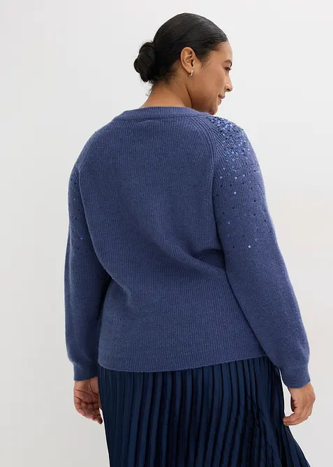 Pull &agrave; sequins, bonprix