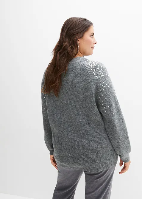 Pull &agrave; sequins, bonprix