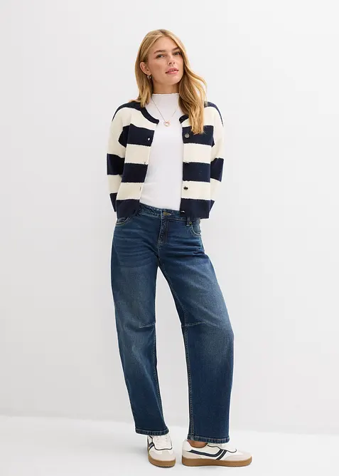 Gilet court en fine maille, bonprix