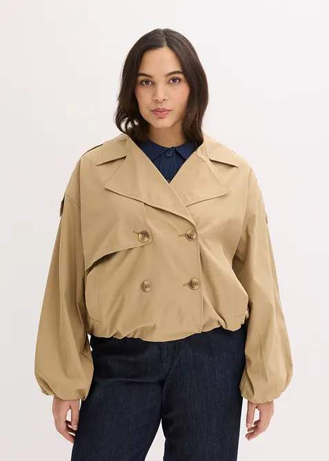 Veste trench courte, bonprix
