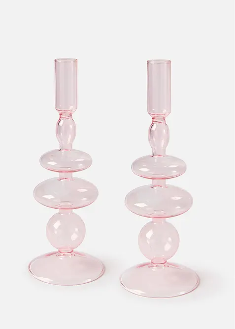 Lot de 2&nbsp;bougeoirs, bonprix